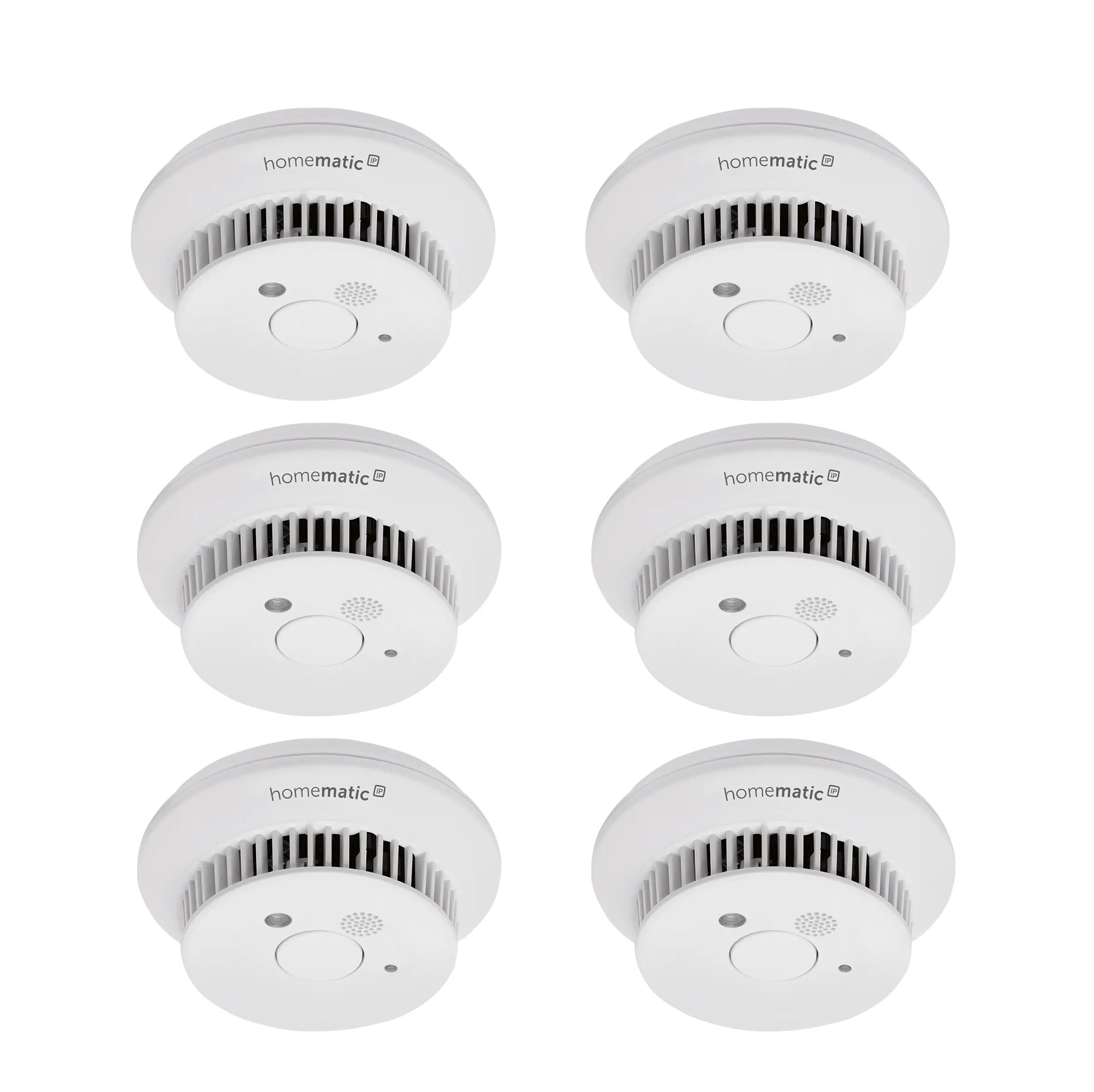 Homematic IP 6er-Set Rauchwarnmelder mit Q-Label, HmIP-SWSD-2