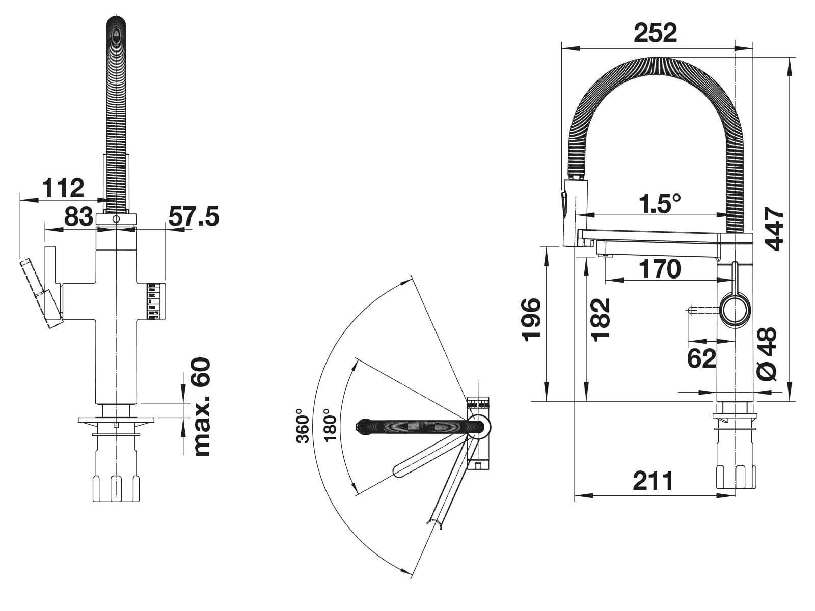 BLANCO Küchenarmatur drink.filter EVOL-S Pro, Edelstahl gebürstet BLANCO Küchenarmatur drink.filter EVOL-S Pro, Edelstahl gebürstet